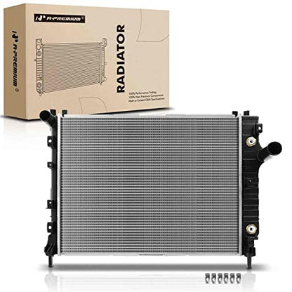 A-Premium Engine Coolant Radiator Assembly with Transmission Oil Cooler