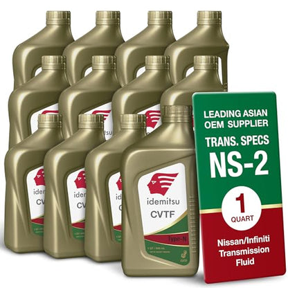 Idemitsu CVT Type N (NS-2) Transmission Fluid – 1 Qt, Case of 12 - size: 1 Quart, style: 12 Pack