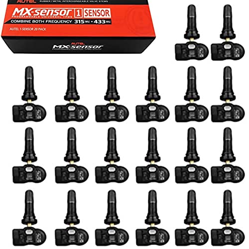 Autel TPMS Sensors, 20pcs MX-Sensor, Rubber Stem 315/433MHz - size: 20pcs 1-Sensor R