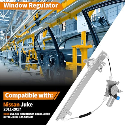 751-439 Front Passenger Side Power Window Regulator with Motor