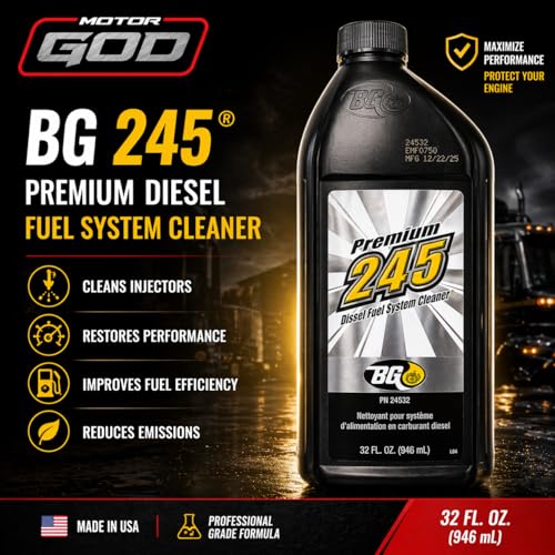 BG 245 Premium Diesel Fuel System Cleaner - 32 FL OZ (2) Key Chain