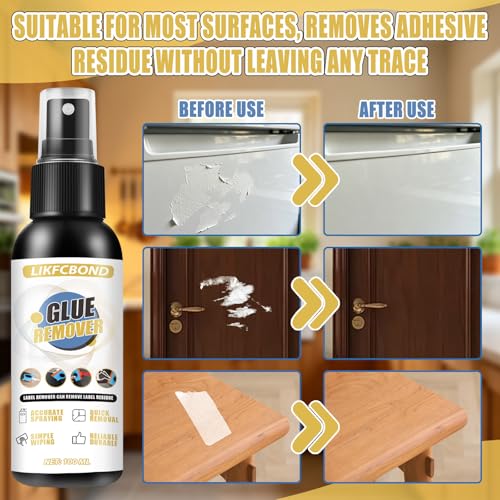 Sticker Remover Spray 100ml, Adhesive Remover Spray Set with Tool