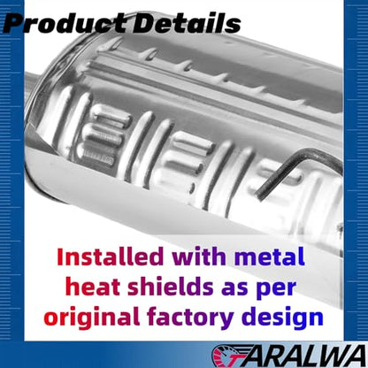 Direct Fit Exhaust Muffler For 2002-2006 Honda CR-V 2.4L,CRV2 - size: 2002-2006 Honda CR-V 2.4L