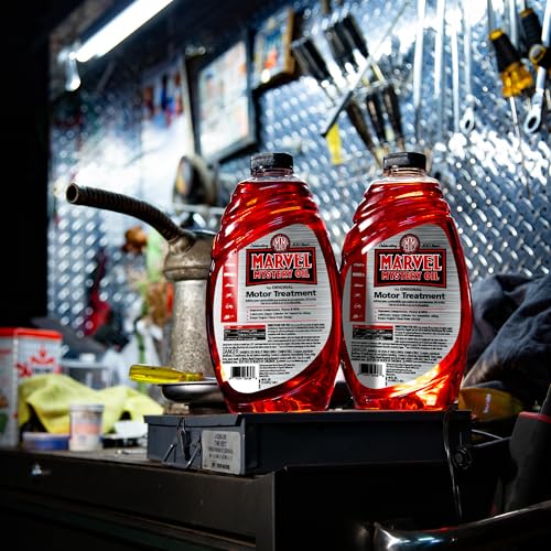 Marvel Mystery Oil 53436 Motor Treatment, Engine Oil & Fuel Treatment Additive, Cleans and Lubricates Fuel System, Prevents Leaks, Improves Engine Performance and Fuel Economy, 48 oz. (Pack of 2) - size: 48 Fl Oz (Pack of 2)