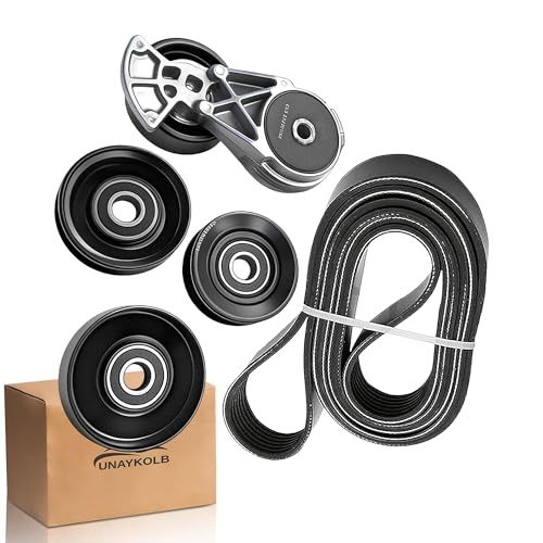 Serpentine Belt Kit With Tensioner And Idler Pulley For Ford Mustang - size: Ford Mustang 4.6l V8 Gas (03-04)