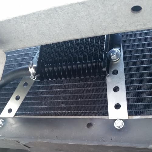 Oil Cooler Metal Mounting Bracket Kit used for 3/4 inch Coolers Compatible LPD47391 Low Pressure Drop 40k Transmission Oil Cooler