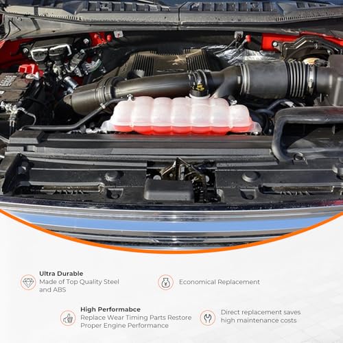 Engine Timing Chain Kit with Water Pump Compatible with Ford F150 Explorer Edge Transit Flex Lincoln MKS MKZ MKX 3.5L 3.7L, 2011-2019 Replacement for 125-3340, BL3Z-6268-A, AT4Z-6268-A