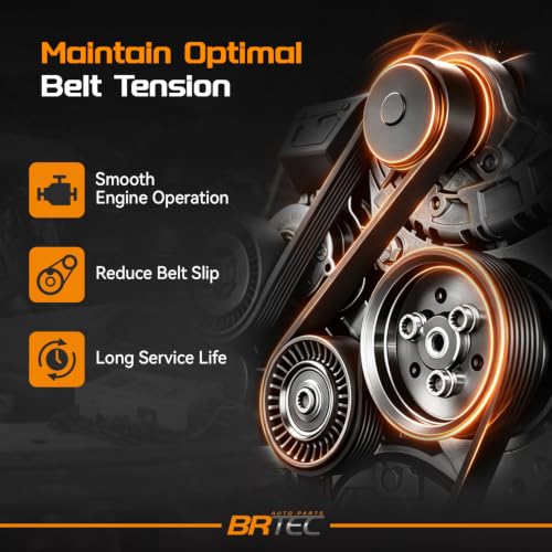 BRTEC 38422 Belt Tensioner with Pulley for 2005 2006 Toyota Tacoma - size: 1662075010