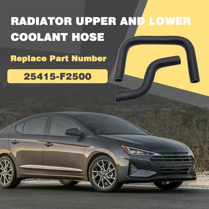 25415-F2500 2PCS Radiator Upper and Lower Coolant Hose