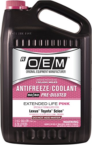 Recochem OEM 86-184POEMT Pink Premium Antifreeze 50/50 Extended Life PINK, 1 gallon, 1 Pack - color: Pink, style: 50/50 pre-mix