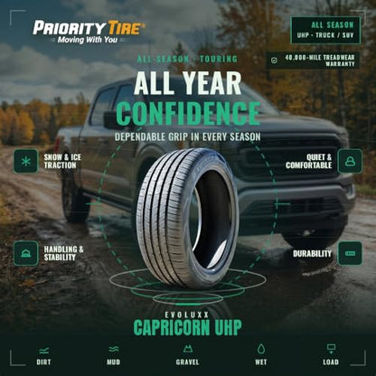 Evoluxx Capricorn UHP 255/45R18 103W All Season XL 18 inch Tire - size: 255/45R18