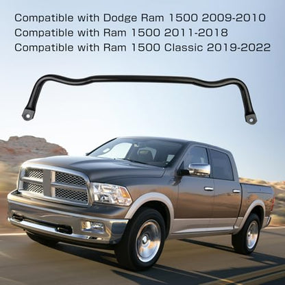 Front Suspension Stabilizer Bar 4WD Compatible with Dodge Ram 1500 2009-2010 Ram 1500 2011-2018 Ram 1500 classic 2019-2022 replace 55398938AC Stabilizer Sway bar