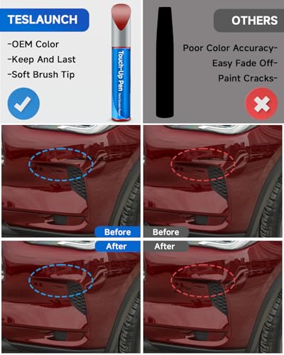 NAH Venetian Ruby Touch Up Paint Compatible with Infiniti Exact Match Touch Up Paint Car Scratch Repair - color: Venetian Ruby(NAH) compatible with Q50/Q60/Q70/QX30/QX50/QX60/QX70/QX80