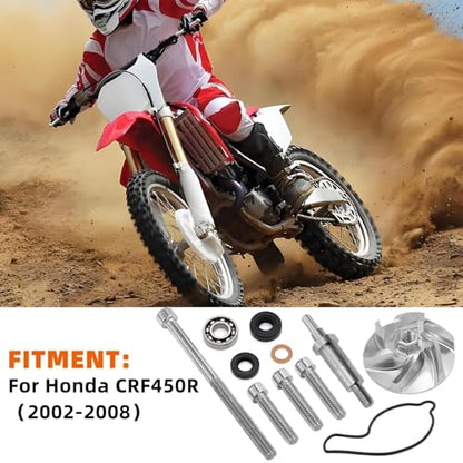 Water Pump Repair Kit for Honda CRF450R 2002-2008