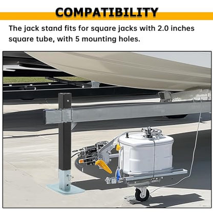 KUAFU Adjustable Jack Stand Compatible with Square Jacks