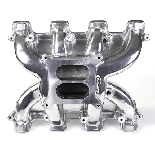 300-130 LS Cathedral Port Carb Intake Manifold for LS1 V8 Polished - size: LS1 LS2 LS6 Polished