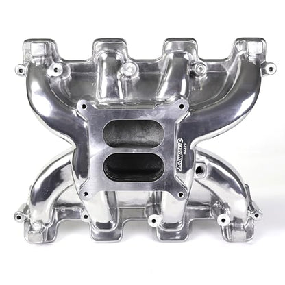 300-130 LS Cathedral Port Carb Intake Manifold for LS1 V8 Polished - size: LS1 LS2 LS6 Polished
