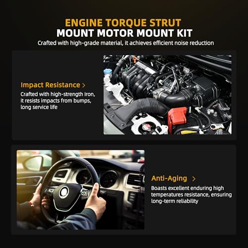 Engine Motor Mount Set, for Volvo S60 S80 V70 XC70 XC90 275 2.5T - style: for S60/S80/V70/XC70/XC90 2.5T 2001-2006