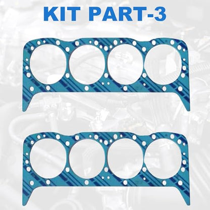 260-1045 Full Engine Gasket Set, 1955-1980 SBC 283 302 307 327 350 V8 Gasket Kit for Chevy C10 C20 Caprice Impala for Buick Century Skylark for Olds - size: KS2600