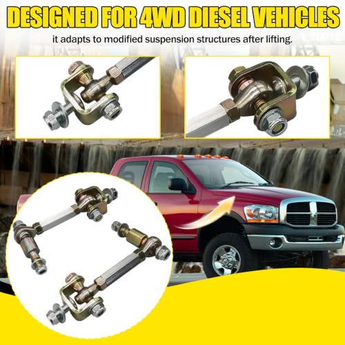 Sway Bar 4WD Diesel End Link for 0-6" Lift Kit Fit for Ram 2500 2003-2008