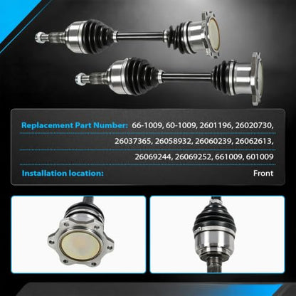 CV Axle Compatible with Silverado Suburban 1500 Avalanche 98-07