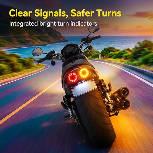 Anki HappiGo ANKIA 40-LED 40W Motorcycle Tail Light Integrated Running Lamp