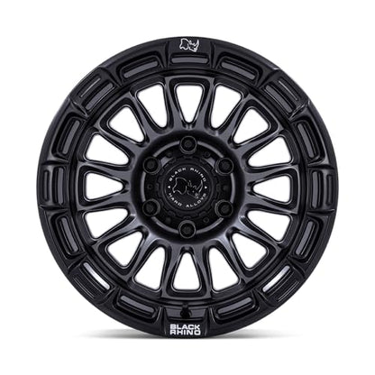 Black Rhino Hard Alloys RIVAL 17X9 5X5.0 4.53-12mm MATTE GUNMETAL W/MATTE BLK-LP - BR025AB17905012N - color: MATTE GUNMETAL W/ MATTE BLK-LP, size: 17X9, 5X5.0, 4.53, -12mm
