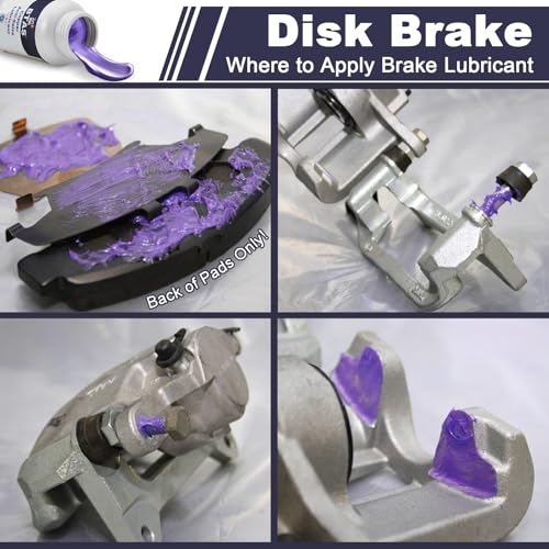 BTAS Silicone Brake Parts Lubricant, Pad, Caliper Slide Pin Lube Grease 8oz - size: 8 oz