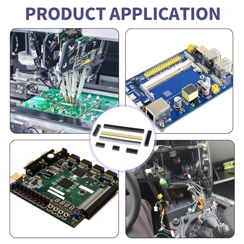 Header Pins Assortment Kit Female and Male Pin Headers Connector 2.54MM Right Angle Straight Breakaway Header Pin Connectors for PCB Board