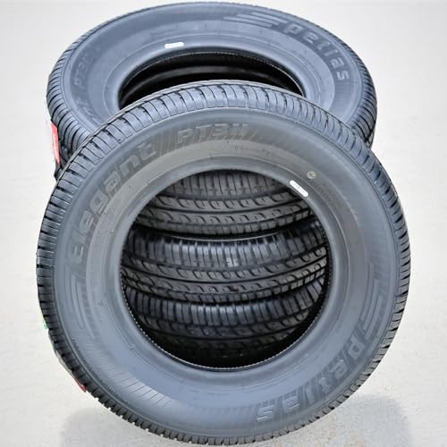 Petlas Elegant PT311 Summer Touring Radial Tire-155/80R13 155/80/13 155/80-13 79T Load Range SL 4-Ply BSW Black Side Wall - size: 155/80R13