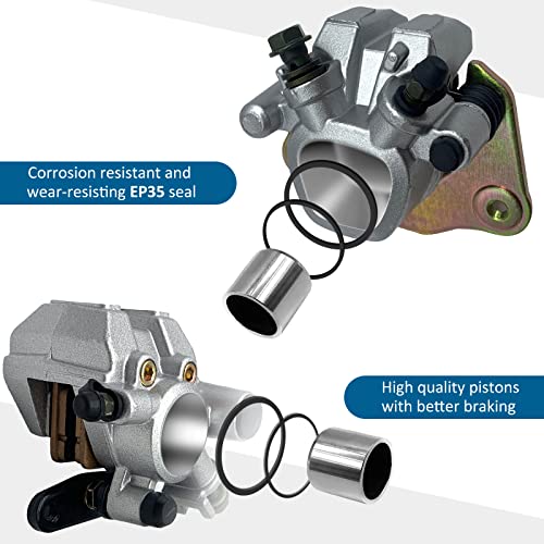 Front Left Right & Rear all Brake Calipers for Suzuki Vinson 500 LT-A500F/LT-F500F 2003-2007