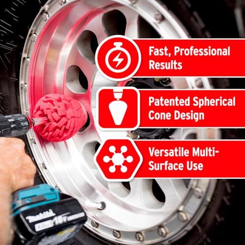 Mothers PowerCone 360, Polishing Tool with Quick Swap Bit (05146)