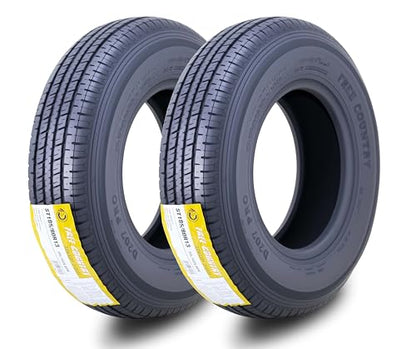 Free Country Trailer Tires ST185/80R13 8-Ply LR D 99N w/Scuff Guard, Set 2 - size: 185/80R13 8PR