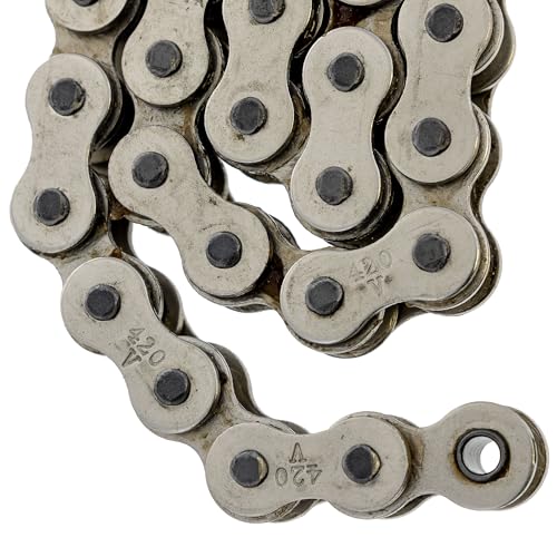 NICHE Drive Sprocket Chain Combo for Honda Grom 125 Front 15 Rear 34 Tooth 420 O-Ring 106 Links - size: O-Ring Chain
