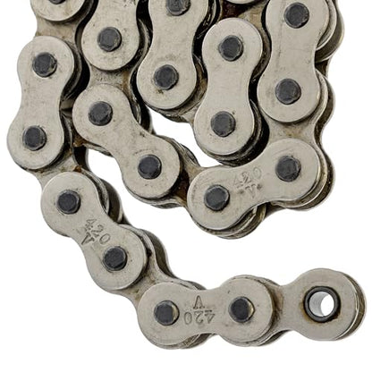 NICHE Drive Sprocket Chain Combo for Honda Grom 125 Front 15 Rear 34 Tooth 420 O-Ring 106 Links - size: O-Ring Chain