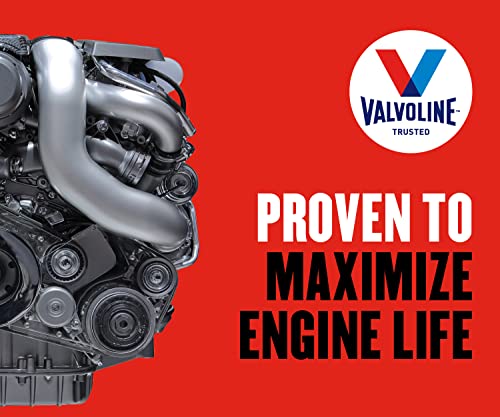 Valvoline High Mileage with MaxLife Technology SAE 10W-30 Synthetic Blend Motor Oil 5 QT, Case of 3 (Packaging May Vary) - size: 5 qt (Pack of 3), style: High Mileage