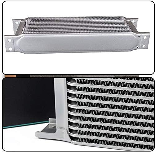 G-PLUS Engine Transmisson Oil Cooler Kit + Oil Cooler Sandwich Plate Replacement 25 Row Aluminum Fit for BILLET LS1 LS2 LS3 LSX VE HSV - color: Silver, size: LS1 LS2 LS3