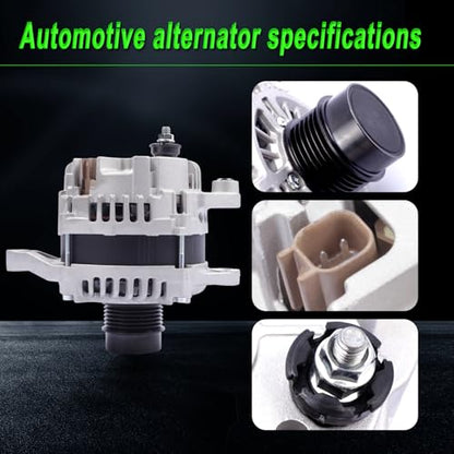 160 Amp Alternator Compatible with 2009-2020 Journey 2.4L L4 - size: 2009-2020 Journey 2.4L