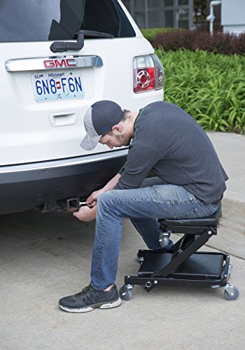 Pro-LifT C-9100 Black 40" Foldable Z Creeper (450 pounds) - color: Black
