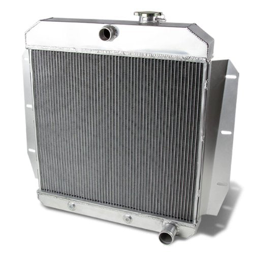 DNA MOTORING RA-CHEVYT55-3 3-Row Full Aluminum Radiator Compatible with Chevy C-/K-Series, 3100/3600/3700/3800/3900 1955-1959; Compatible with GMC 100/150 1955-1959 3.8L/ 6.1L l6/ V8 MT - style: 55-59 C-/K-Series MT