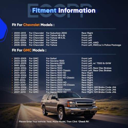 ECCPP 18-B4729 Front Left/Rear Right Disc Brake Caliper Assembly - size: Front Left/Rear Right[18-B4729]