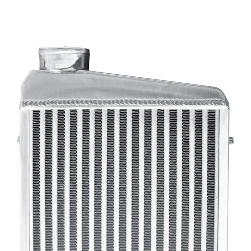 Universal Intercooler 31''x13''x3.7" Front Mount Intercooler 3'' Inlet and Outlet Aluminum Turbo Intercooler Direct Replacement for Any Turbo Charger system - size: 31''x13''x3.7" 3''