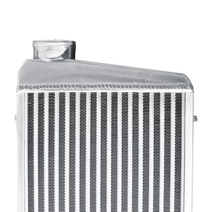 Universal Intercooler 31''x13''x3.7" Front Mount Intercooler 3'' Inlet and Outlet Aluminum Turbo Intercooler Direct Replacement for Any Turbo Charger system - size: 31''x13''x3.7" 3''