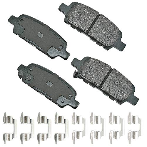 Akebono-ACT905A Ultra-Premium Ceramic Rear Disc Brake Pads GREY
