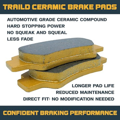 Traild Ceramic Brake Pads for Suzuki DRZ 400/DRZ 4 2000-2026 Front & Rear