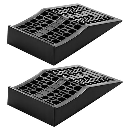 VEVOR Car Ramps, 2 PCS 20000 lbs GVW Capacity, 2.6 in Lift Height, Portable Low Profile Car Service Ramps for Home Garage Maintenance & Oil Changes, Heavy Duty for Low Chassis Vehicle & Support Jack