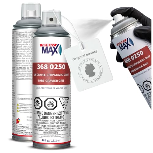 SprayMax 1K Gravel-Chipguard Grey Primer Spray Paint | Automotive Primer
