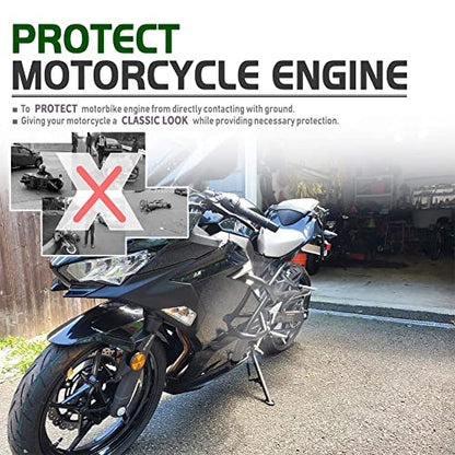 Motorcycle Ninja400 Ninja250 Highway Stunt Cage Crash Bar Engine Guard Side Frame Falling Protector Bumper for Ka.wasaki Ninja 400 250 Ninja-400 Ninja-250 2018 2019 2020 2021 2022 2023 Parts