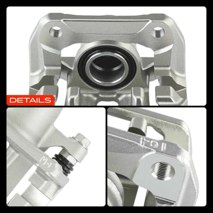A-Premium Rear Left and Right Side Disc Brake Calipers with Bracket