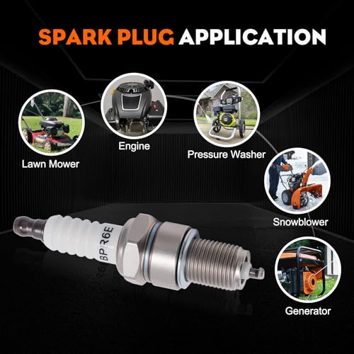 HIPA BPR6ES Spark Plug Replaces Torch F6RTC Champion RN9YC NGK BPR6ES - size: BPR6ES 2pack